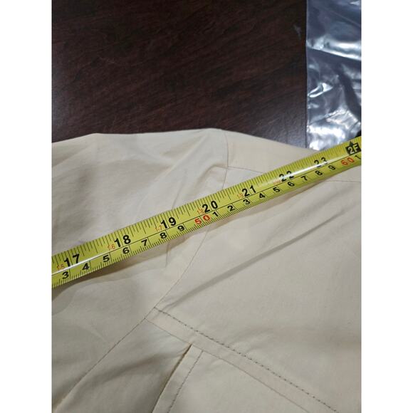 Lafayette 148 New York Light Butter Yellow Jacket Size 2 Military Pockets - Picture 13 of 16